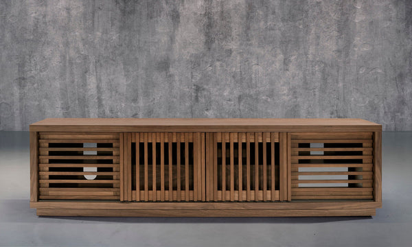 OLIVER-82" MEDIA CONSOLE IN AMERICAN WALNUT