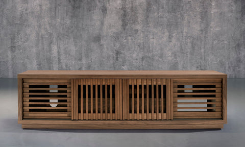 OLIVER-82" MEDIA CONSOLE IN AMERICAN WALNUT