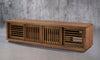 OLIVER-82" MEDIA CONSOLE IN AMERICAN WALNUT