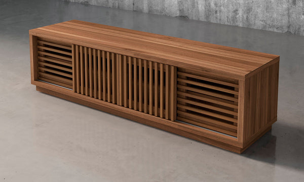 OLIVER-82" MEDIA CONSOLE IN AMERICAN WALNUT
