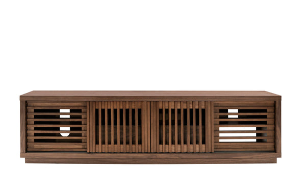 OLIVER-82" MEDIA CONSOLE IN AMERICAN WALNUT