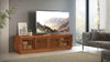OLIVER-82" MEDIA CONSOLE IN A RICH HONEY OAK FINISH