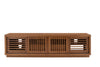 OLIVER-82" MEDIA CONSOLE IN A RICH HONEY OAK FINISH