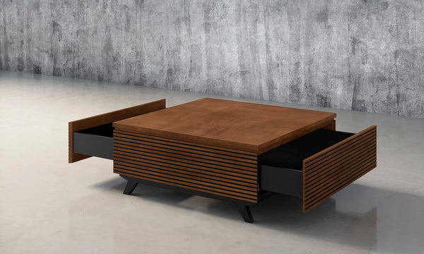 48" Cherry Wood Coffee Table Cognac Finish. TANGO-CT