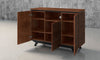 47" Cherry Wood Media/Storage Cabinet with a Cognac Finish. TANGO-ST