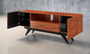 MAXWELL-78" EXOTIC MEDIA CONSOLE IN SOUTH AMERICAN IRON WOOD