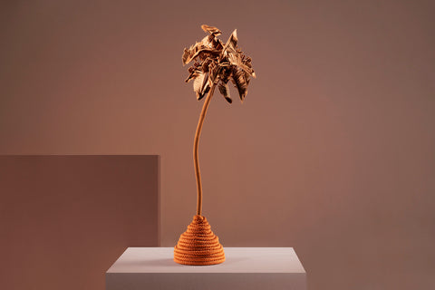 Brazilian flora through a sophisticated, modern lens; Snake Plant Medium Blue; COQ1-TER