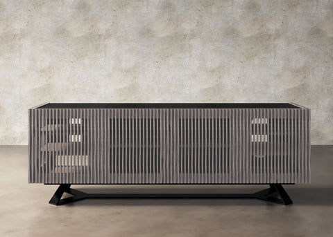 DANIELLE - 86" COASTAL GREY MEDIA CONSOLE/BUFFET