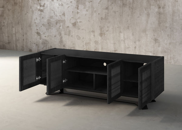 DANIELLE 86 " EBONY MEDIA CONSOLE/BUFFET