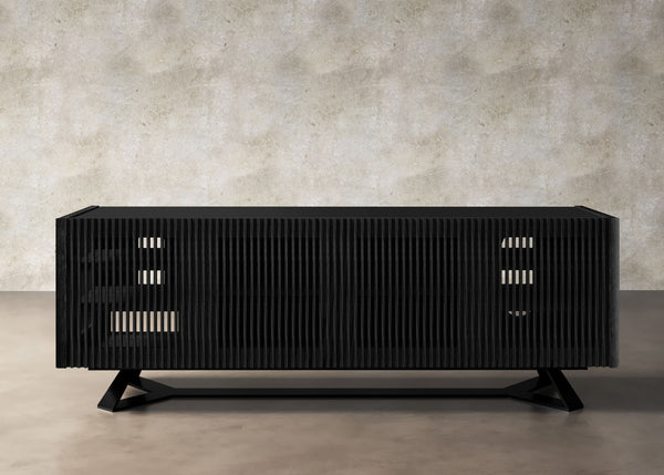 DANIELLE 86 " EBONY MEDIA CONSOLE/BUFFET