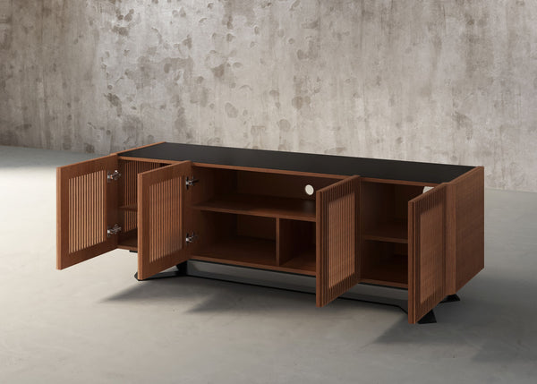 DANIELLE 86" CHOCOLATE BROWN MEDIA CONSOLE/BUFFET