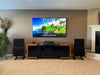 75" Black Lacquer Oak Media Console FT75FA