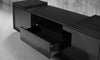 75" Black Lacquer Ebony Oak Media Console FT75FAEB