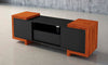 75" Black Lacquer Iron Wood Media Console FT75FAPF