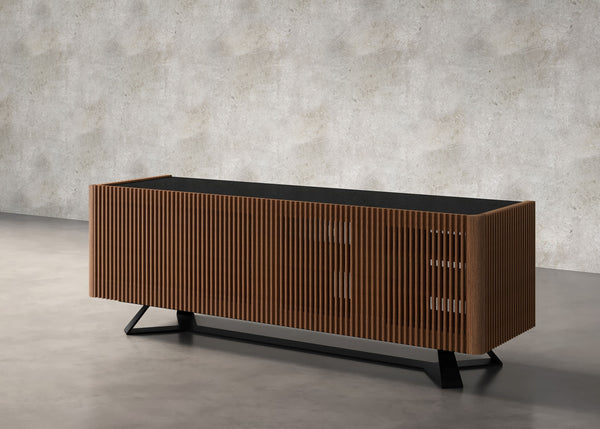 DANIELLE 86" CHOCOLATE BROWN MEDIA CONSOLE/BUFFET