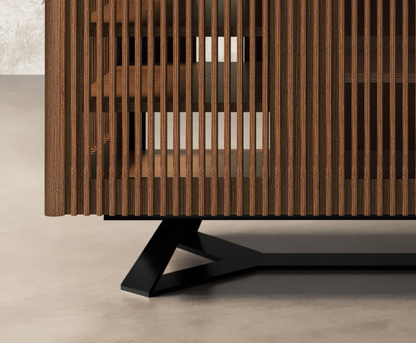 DANIELLE 86" CHOCOLATE BROWN MEDIA CONSOLE/BUFFET