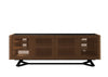 DANIELLE 86" CHOCOLATE BROWN MEDIA CONSOLE/BUFFET