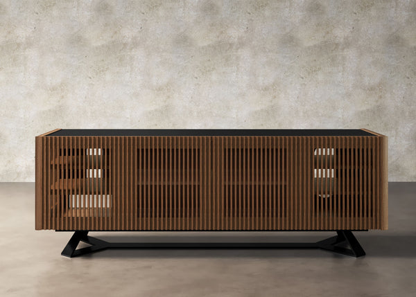 DANIELLE 86" CHOCOLATE BROWN MEDIA CONSOLE/BUFFET