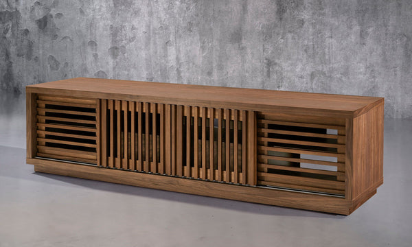 OLIVER-82" MEDIA CONSOLE IN AMERICAN WALNUT