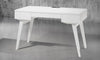 48" MID-CENTURY WHITE LACQUER WRITING DESK - TANGO-DK48WH