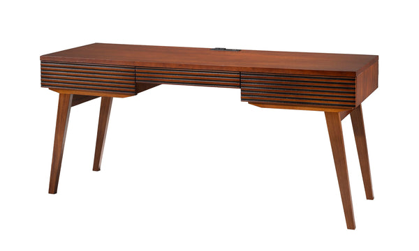 66" MID-CENTURY MODERN CHERRY WRITING DESK - TANGO-DK66CN