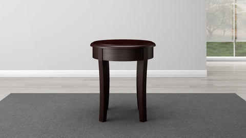 Brazilian Cherry End Table in a Wenge Finish 