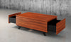 48" Mid-Century Modern Coffee Table in Iron Wood; FT48PF