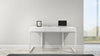 56" Contemporary Writing Desk in a textured matte white finish, FT56CWW