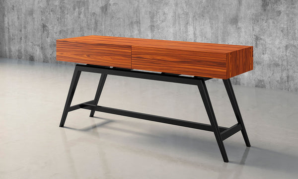 63" Mid-Century Modern Console in Iron Wood FT63MMPF