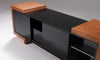 75" Black Lacquer Oak Media Console FT75FA