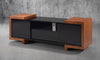 75" Black Lacquer Oak Media Console FT75FA