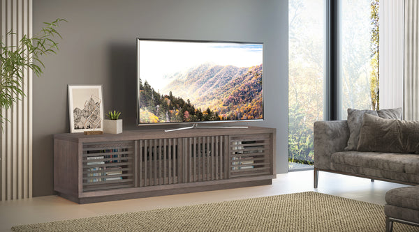 82" Coastal Grey Oak Media Console FT82WSG