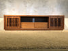 82" Warm Honey Oak Media Console FT82WS