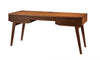 66" MID-CENTURY MODERN OAK WRITING DESK - TANGO-DK66HO