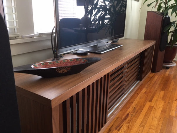 82" American Walnut  Media Console FT82WSW